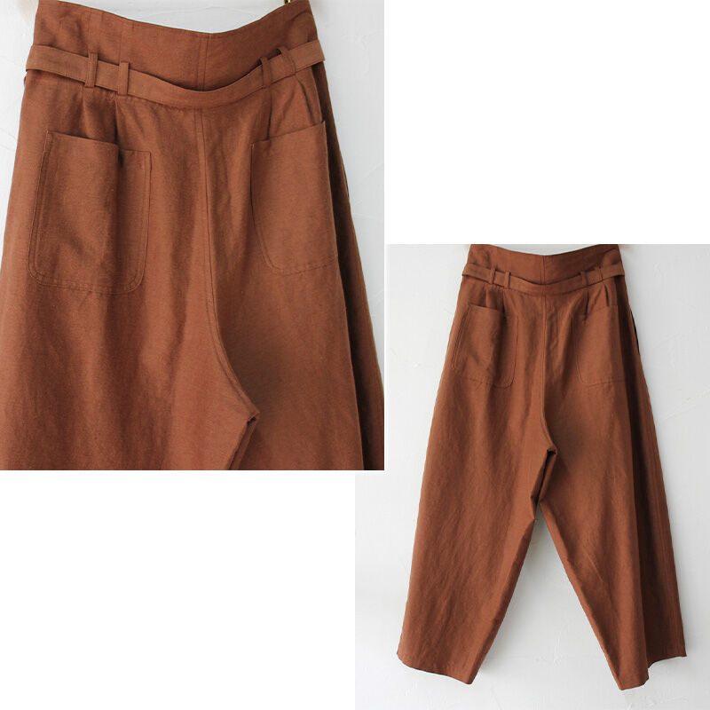 SUSURI ススリ ペコラパンツ #brown,black 【送料無料】 | sukima-スキマ