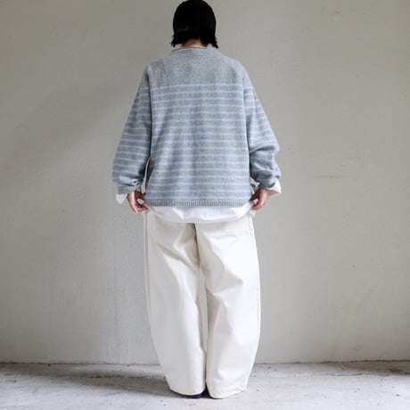 **2025A/W分到着** ASEEDONCLOUD アシードンクラウド handwerker　HW備前壱号ワイドトラウザー　♯オフホワイト　【送料無料】