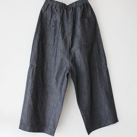 TRAVAIL MANUEL トラバイユマニュアル　C/Lシャンブレークルーパンツ　#インディゴ