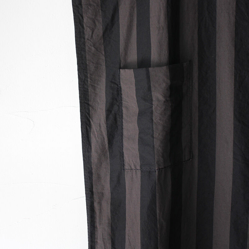 美品。ホームスパン　homspun 黒 コットンリネンワンピース S homspun ホームスパン ワンピース レディース リネンバイオ 半袖