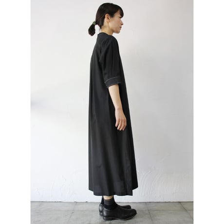 SUSURI ススリ　ポートタックドレス　#black 【送料無料】