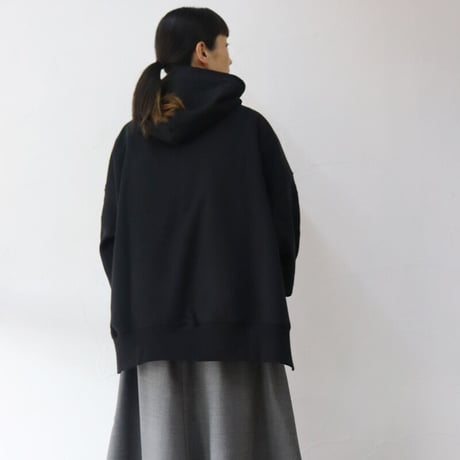 CAERULA カエルラ　TC sweat BIG hoodie 裏起毛スウェットBIGパーカー  #ホワイト、ブラック　【送料無料】