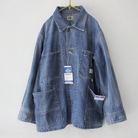 HERCULES ヘラクレス　CHORE JACKET 10ozデニムカバーオール #Wブリーチ加工　【送料無料】