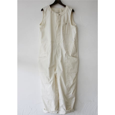 sasanqua by trees サザンカバイツリーズ　Hide seam work all ハイドシームワークオール　#IVORY,BEIGE