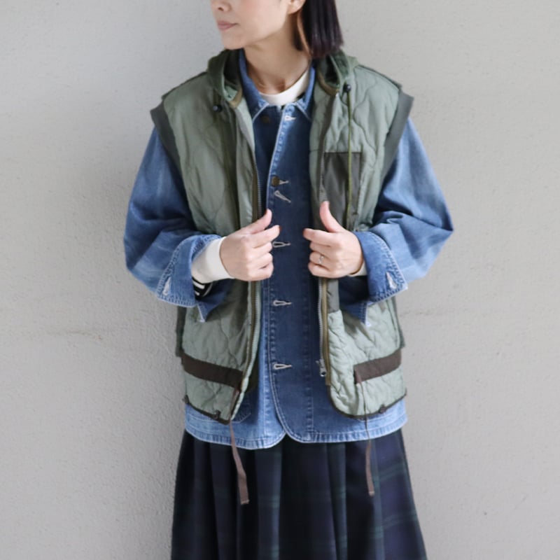 ARTE POVERA アルテポーヴェラ チェコキルトRE-ARMEE MIXフードベスト #
