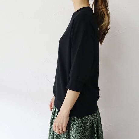 **またまたまた再入荷** Linenya リネンヤ　クルーネック5分袖Tシャツ　【送料無料】