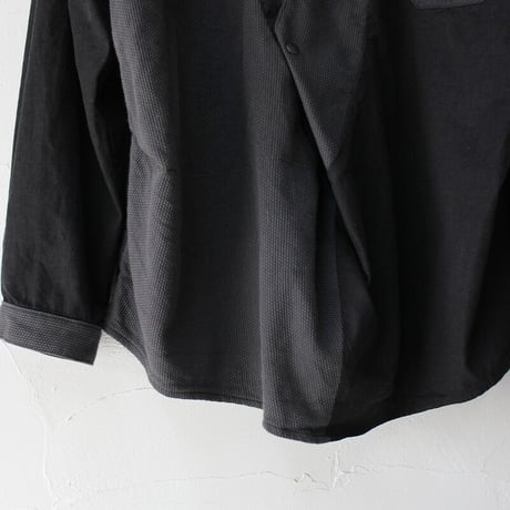 FUNSET OF ART ファンセットオブアート　チャコールパッチワークWAGESAプルシャツ　#チャコール　【送料無料】