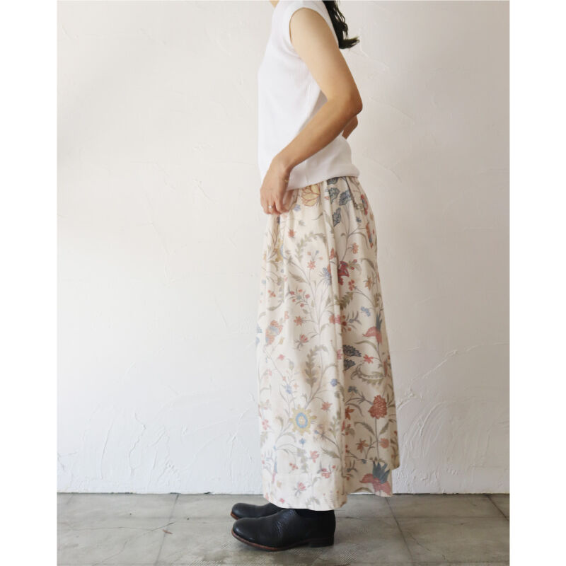 ASEEDONCLOUD アシードンクラウド Antique flower print Mem