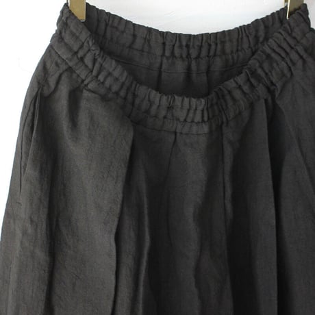 **またまた再入荷** Linenya リネンヤ　リネンタックスカート　＃キャメルブラウン、ブラック