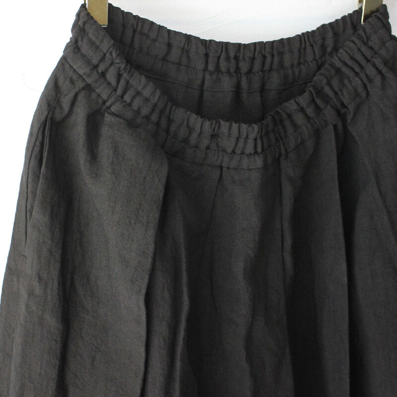 **またまた再入荷** Linenya リネンヤ リネンタックスカート #キャメルブラウン、ブラック **またまた再入荷** Linenya リネンヤ リネンタックスカート #キャメルブラウン、ブラック
