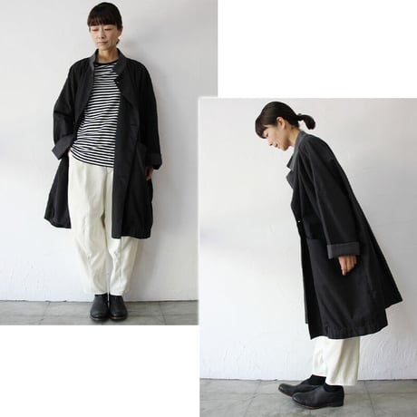 FUNSET OF ART ファンセットオブアート　別注コットンTAISHOコート　#ブラック　【送料無料】