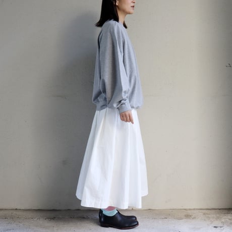 **再入荷** Linenya リネンヤ　ドルマンスリーブトレーナー　#グレー　【送料無料】