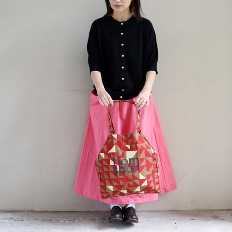 **またまた再々入荷** atelier naruse アトリエナルセ　ダウンプルーフコットンカットインポケットスカート down proof cotton cut-in pocket skirt