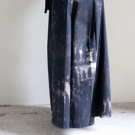 ASEEDONCLOUD アシードンクラウド　Fog forest denim Sankayo apron dress #black