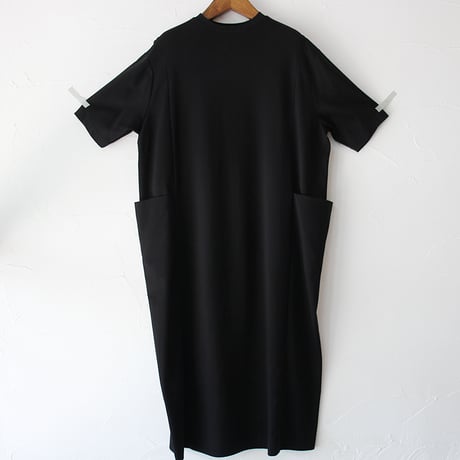 **再入荷・SuKiMs別注丈あり** atelier naruse アトリエナルセ　cotton punch box one-piece コットンポンチボックスワンピース　#ブラック