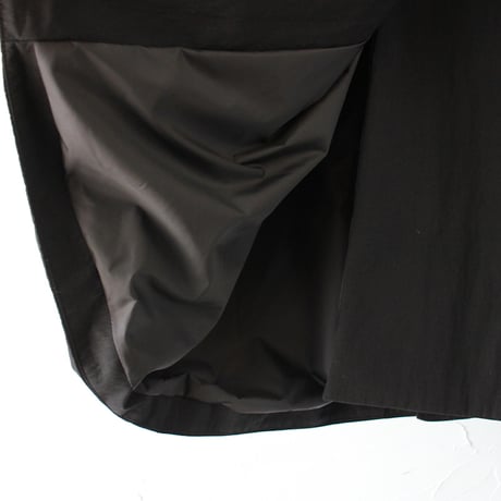 CAERULA PER LIGHTS カエルラ　C/Nウェザー中綿コート　#ブラック、ベージュ