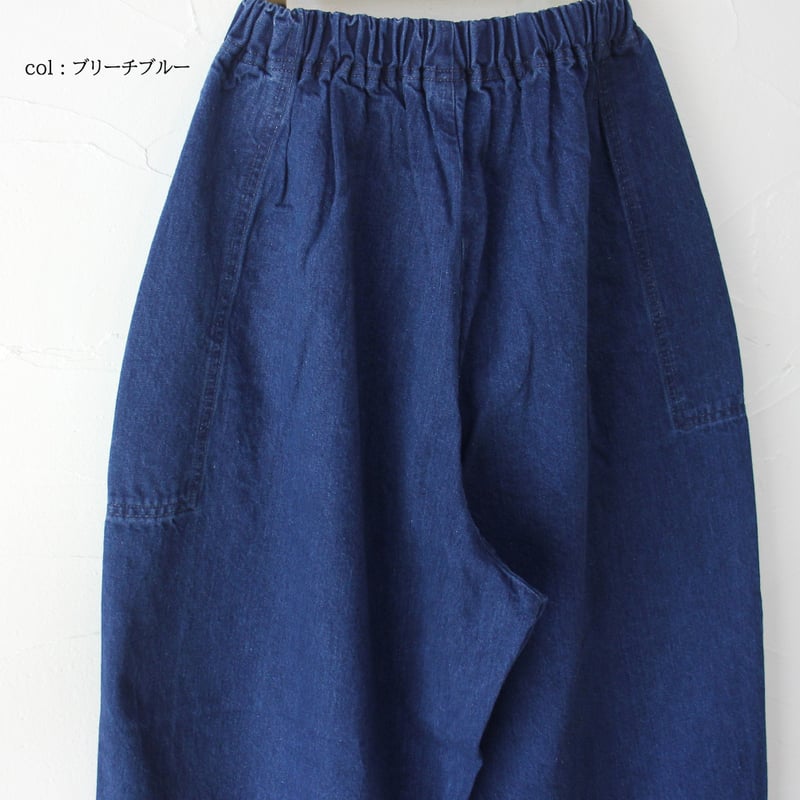 homspun ホームスパン 日本製 100/2 ブロード ハイウエストギャザーパッチワークワンピース 191-1574 Free Blue Gray/Blue/Black トップス【中古】【homspun】 homspun（ホームスパン）の「homspun ホームスパン 100/2ブロード