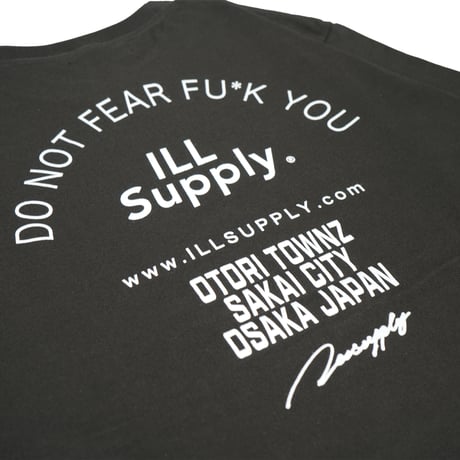 LETTER LOGO TEAM LONG TEE / SUMI BLACK