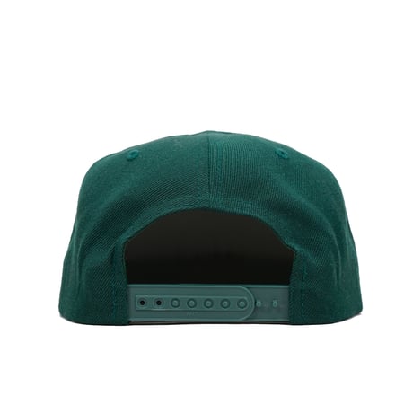 DOUBLE OLD ENGLISH SNAPBACK CAP / DARK GREEN