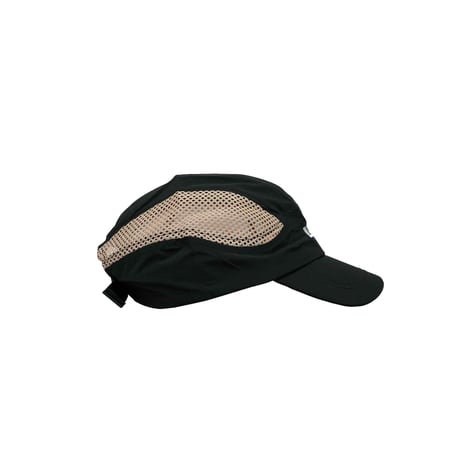 NYLON CYCLING CAMP CAP / BLACK