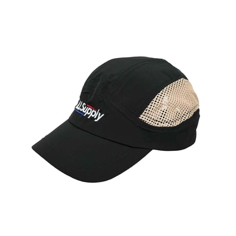NYLON CYCLING CAMP CAP / BLACK