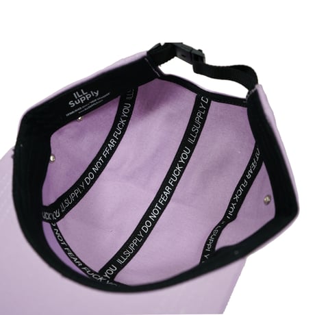 EMBROIDERY LOGO CAMP CAP / LIGHT PURPLE
