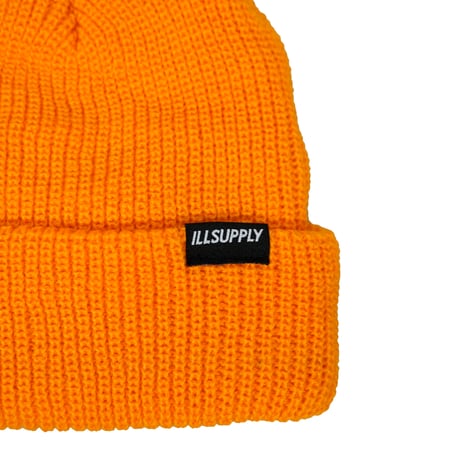 SHALLOW KNIT CAP / ORANGE