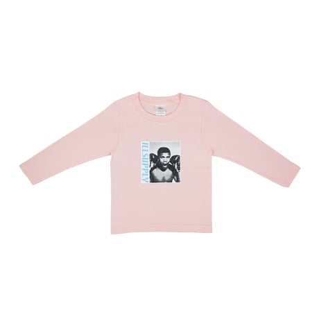 SMILE BOXER KIDS LONG TEE / PINK
