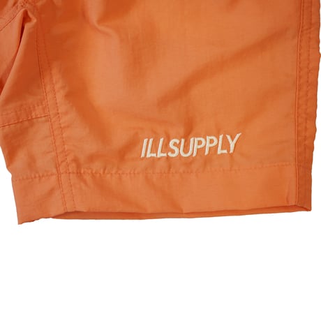 NYLON SWIM KIDS SHORTS / ORANGE