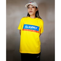 CLASSIC TRICOLORE COLOR TEE / YELLOW