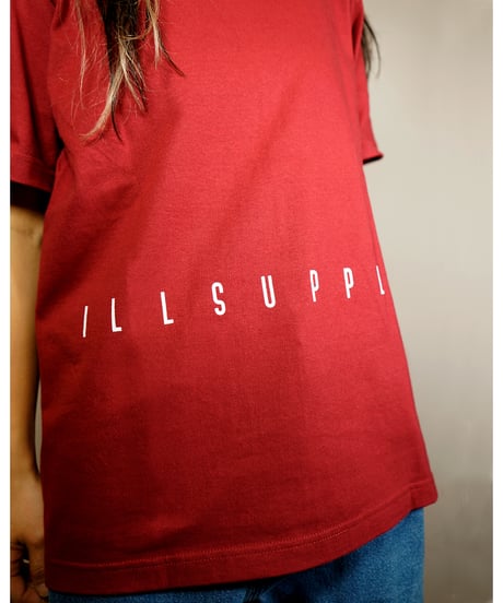 ILLSupply TATTOOING TEE / BURGUNDY