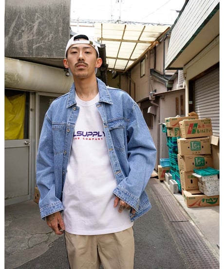 WASHED DENIM JACKET / LIGHT BLUE