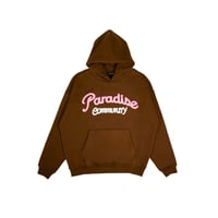 PARADISE COMMUNITY HOODIE / BROWN