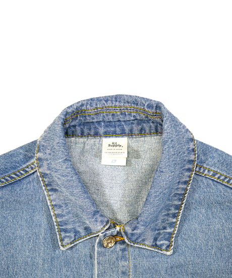 WASHED DENIM JACKET / LIGHT BLUE