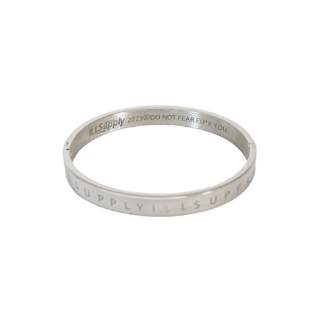 ILLSUPPLY STAINLESS BANGLE / SILVER