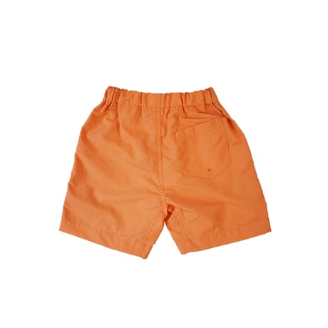 NYLON SWIM KIDS SHORTS / ORANGE