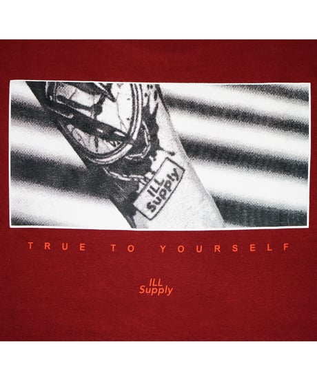 ILLSupply TATTOOING TEE / BURGUNDY