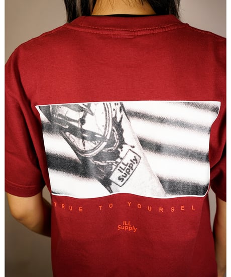 ILLSupply TATTOOING TEE / BURGUNDY