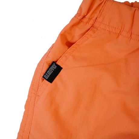 NYLON SWIM KIDS SHORTS / ORANGE
