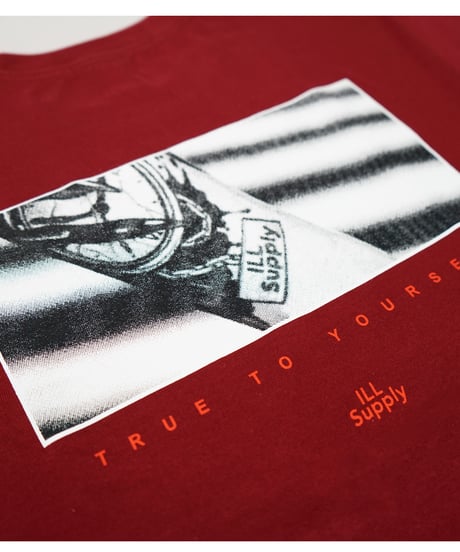 ILLSupply TATTOOING TEE / BURGUNDY