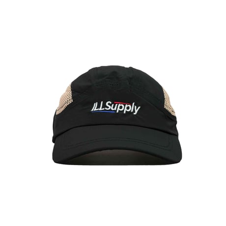 NYLON CYCLING CAMP CAP / BLACK