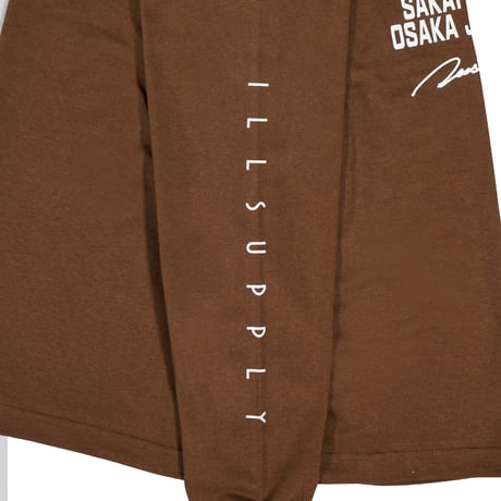 LETTER LOGO TEAM LONG TEE / BROWN