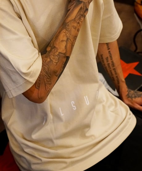 ILLSupply TATTOOING TEE / LIGHT BEIGE