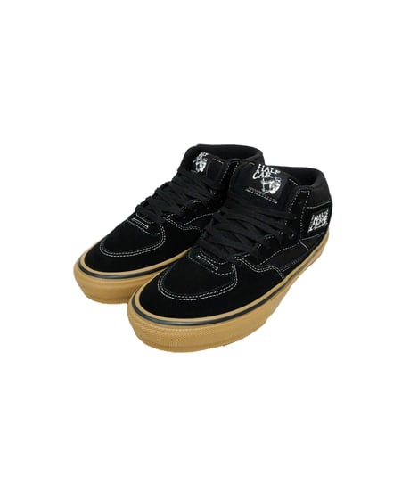 VANS SKATE HALF CAB / BLACK & GUM & WHITE