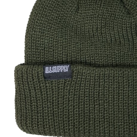 SHALLOW KNIT CAP / OLIVE