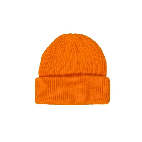 SHALLOW KNIT CAP / ORANGE