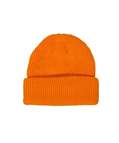SHALLOW KNIT CAP / ORANGE