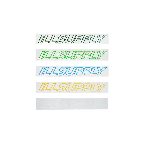 ILLSUPPLY® OUTLINE LOGO CUTTING STICKER