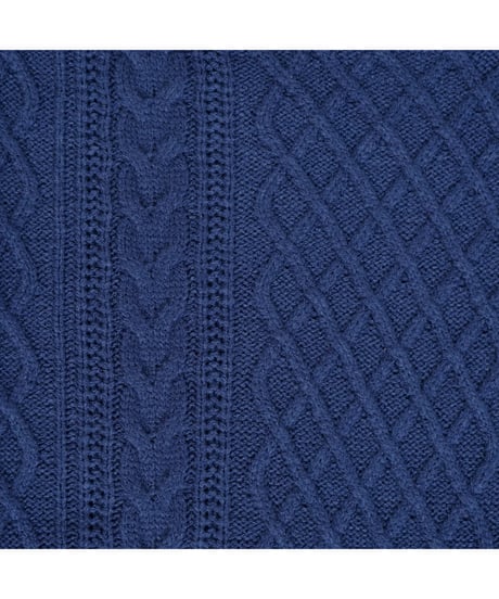 CABEL LOOSE KNIT SWEATER / NAVY