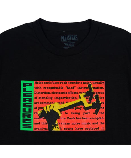 PLEASURES HAMMERED TEE /  BLACK